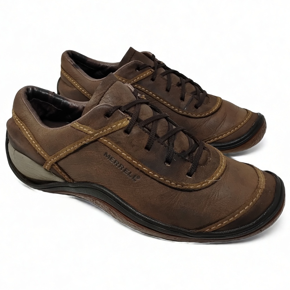 Gorpcore Minimalist Merrell Cypress 9 Walking Shoes Size 9 Leather Lace Up